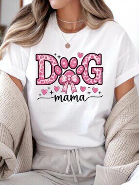 Dog Mama Shirt, Cute Dog Mom Gift, Paw Tee
